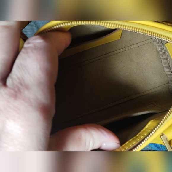 MCM Mini Ella old yellow leather Boston bag - Picture 10 of 11